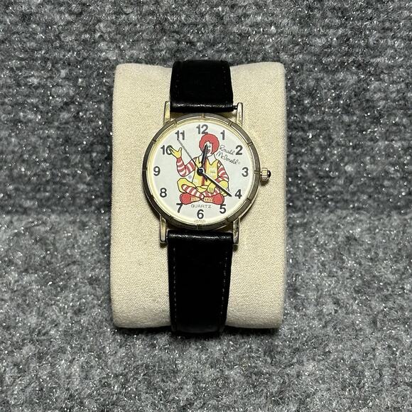 Vintage Ronald McDonald McDonald\'s Advertising Japan Quartz Watch Gold Bezel main image 5